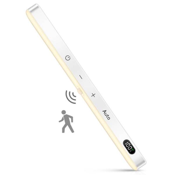 WILLED 1PC センサーライト室内人感廊下 階段 バーライト60LED 玄関 寝室 人感充電式...
