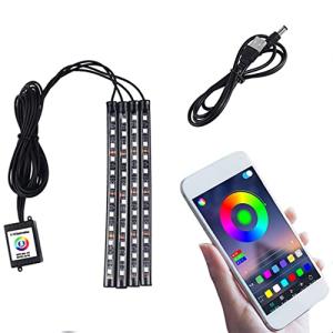 車内LEDテープライト フットランプ