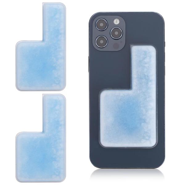 スマホ専用 冷却パッド 過熱防止 PCM素材 28℃以下で自然凍結 熱吸収最大8.6℃ 持続時間80...