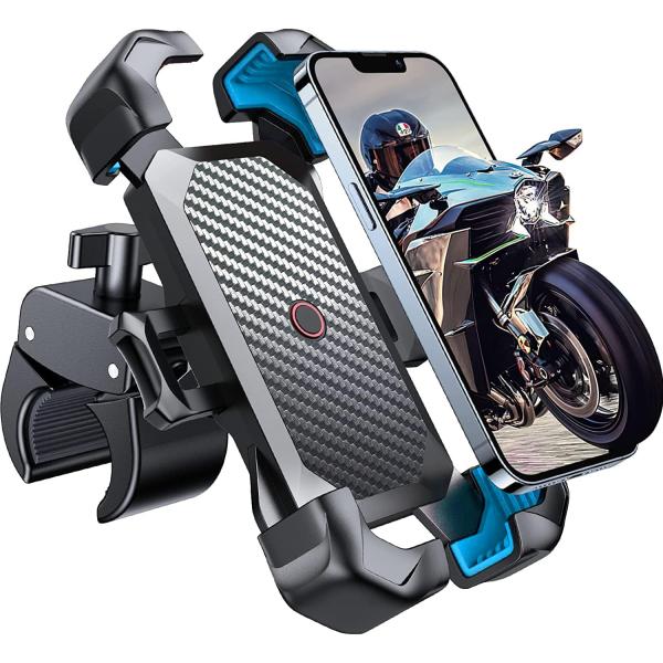 バイク スマホホルダー JOYROOM 2024 バイク用 携帯ホルダー 振動吸収 自転車 オートバ...