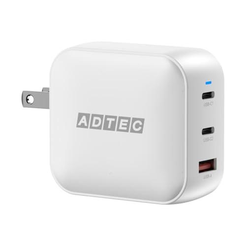 アドテック 100W PD充電器 3ポート(USB-Cｘ2+USB-A) 小型 コンパクト 高速充電...