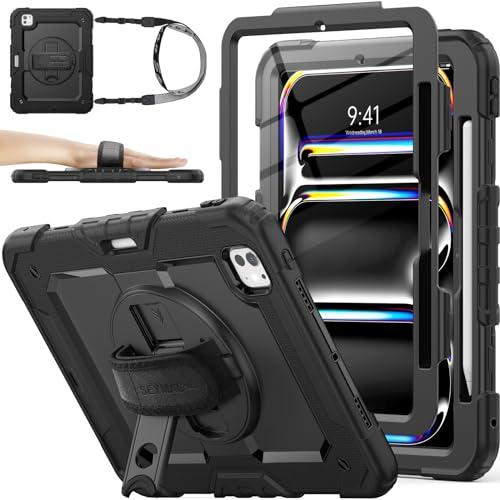 SEYMAC stock 2024年 11インチiPad Pro(M4)耐衝撃ケース 保護フィルム付...