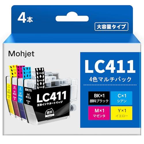 MohjetLC411-4PK 411 インク ブラザー対応 インク LC411 4色セット Bro...