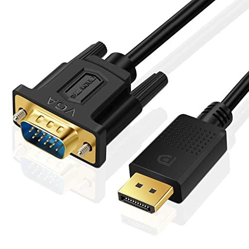 SHULIANCABLE DisplayPort to VGA 変換ケーブル DP - VGA アダ...