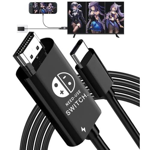 「2025年新登場」Switch2 ドック テレビ接続出力 「21.1.0」対応4K@60HZ解像度...