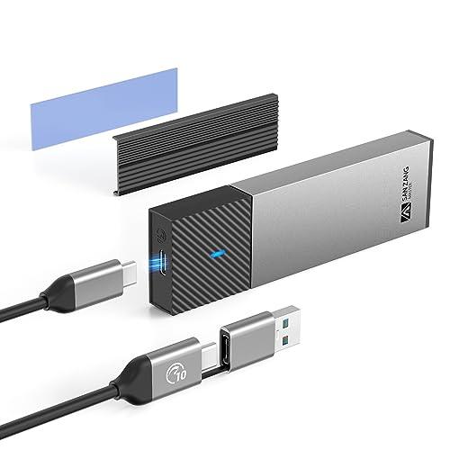 SAN ZANG MASTER M.2 SSD 外付けケース 工具不要 NVMe/SATA両対応 M...
