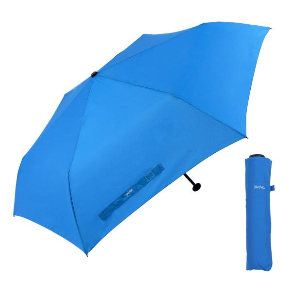 Waterfront 折りたたみ傘 雨傘 NEW極軽カーボン ブルー 50cm 軽量 超撥水 ユニセ...