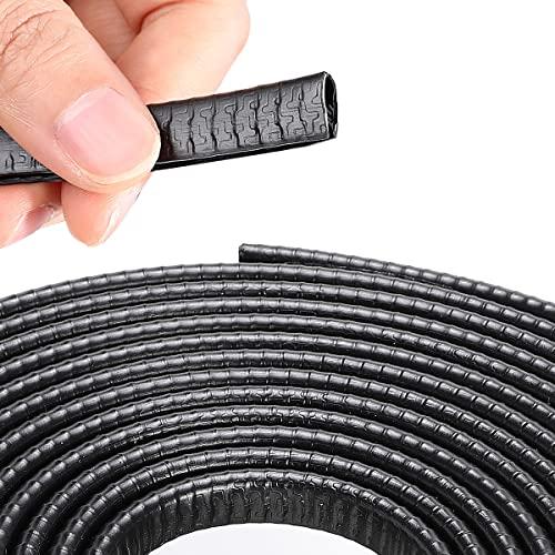 AiQInu 車用ドアモール 擦り傷防止 騒音低減 ドアガード 衝突防止 風切り音低減 ドアエッジプ...