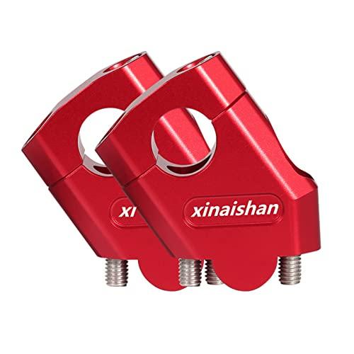 xinaishan バイク用ハンドルバーライザー オートバイハンドルバー ライザー ハンドルポスト2...