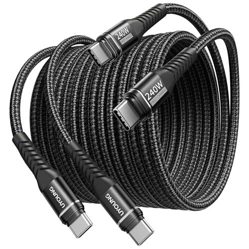 USBC USBC ケーブル 240W 2M Type C 充電コード PD3.1 対応 ナイロン編...