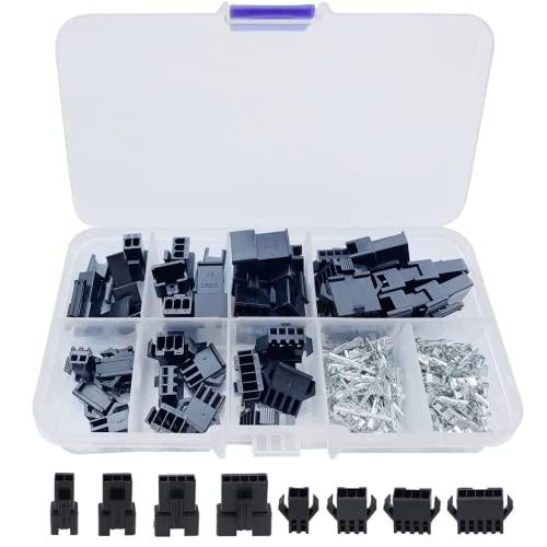 JST-SM ハウジングコネクター 200個セット 2Pin/3Pin/4Pin/5Pin 2.54...