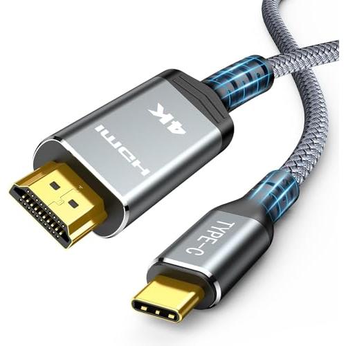 Highwings USB Type C HDMI 変換ケーブル 4K@60Hz 単方向通信 タイプ...