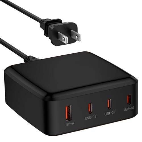 usb充電器 4ポート 130W合計 type-c コンセント Macbook急速充電器PD 3.0...