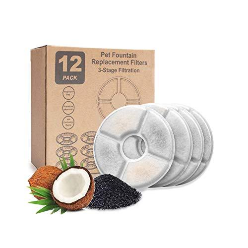 Melzoon 自動給水器 フィルター 個別包装 猫給水器フィルター ペット給水器 自動循環式給水器...