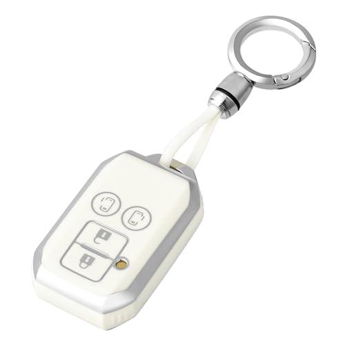 [OFFCURVE] スズキ/suzuki用 スマート キーケース キーカバー 4ボタン 耐衝撃 ス...