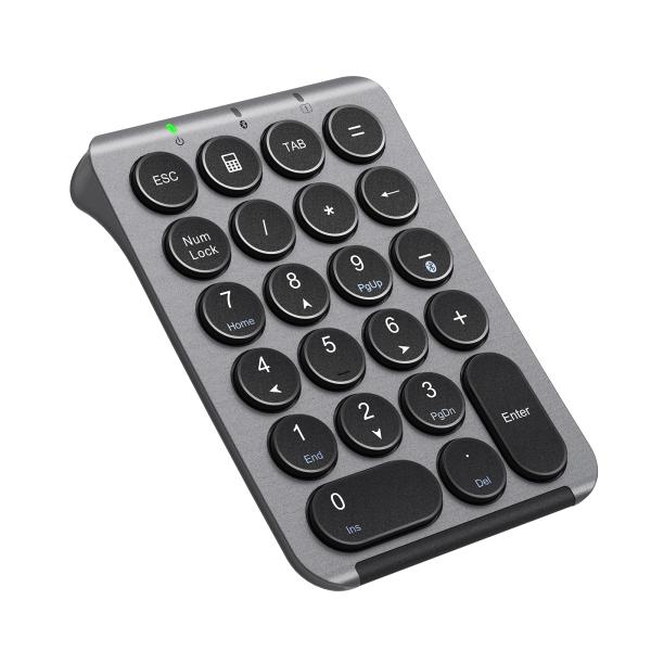 iClever テンキー Bluetooth ワイヤレス 数字 キーボード パンタグラフ式 Type...