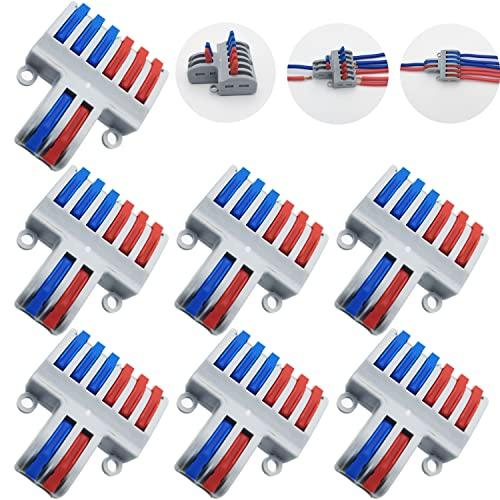 差し込みコネクタ CESFONJER SPL-62 ワンタッチコネクター コンパクトスプライスコネク...