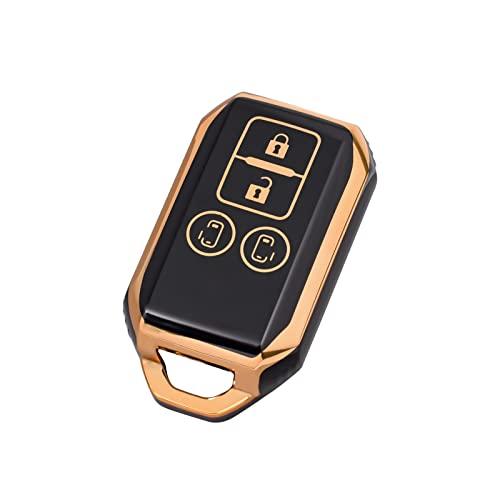 [OFFCURVE] スズキ/suzuki用 スマート キーケース キーカバー 4ボタン 耐衝撃 ス...