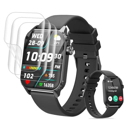 (3枚入り)For TRAUSI スマートウォッチ 1.83インチ 保護フィルムLAZIRO24時間...
