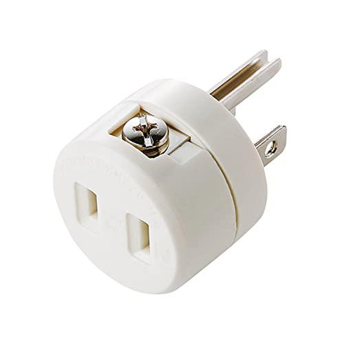 サンワサプライ(Sanwa Supply) 2P→3P変換アダプタ アース接続端子付き TAP-AD...