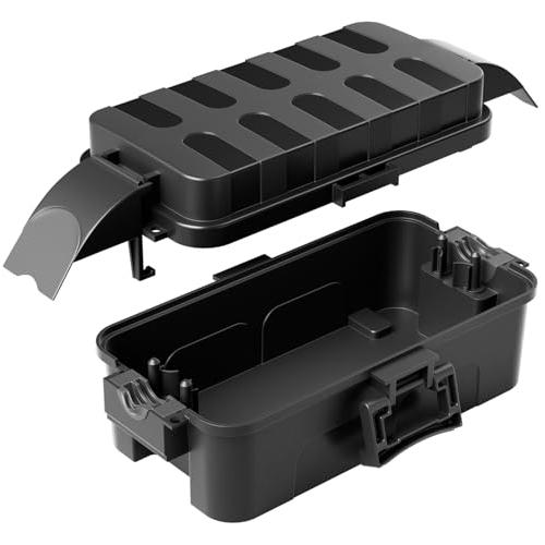 Flemoon IP55防水コンセントボックス 屋外 雨よけ 保護 プラグ取り外しなシールドカバー ...