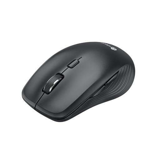 iClever ワイヤレスマウス bluetooth 2.4GHz マウス 無線 静音 Type-C...