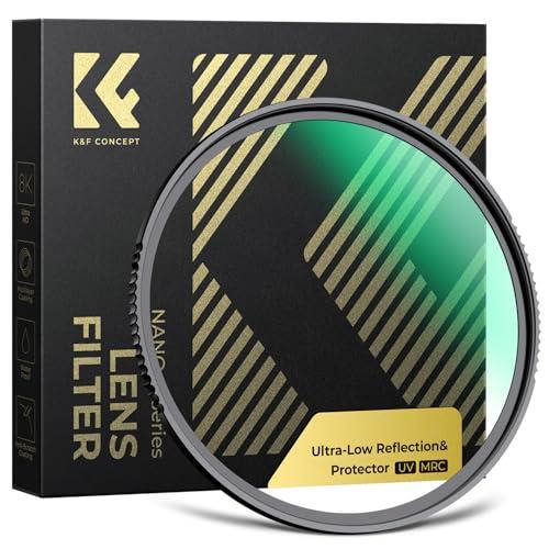 K&amp;F CONCEPT 95mm 超低反射&amp;強化 UVフィルター レンズフィルター 超低反射0.1%...