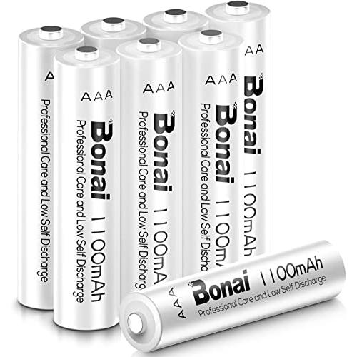 BONAI 単4形 充電式電池 ニッケル水素電池 8個パックCEマーキング取得 UL認証済み 自然放...