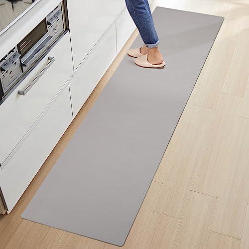 拭ける！キッチンマット 60×180cm 低反発 厚さ6mm 洗濯不要 PVCキッチンマット クッシ...