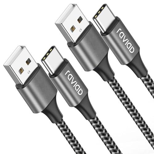 RAVIAD USB Type C ケーブル1m/2本セットタイプ C ケーブル 3A 急速充電 高...
