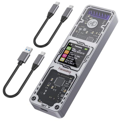 fanxiang M.2 SSD 外付けケース NVMe / SATA 両対応 10Gbps高速デー...