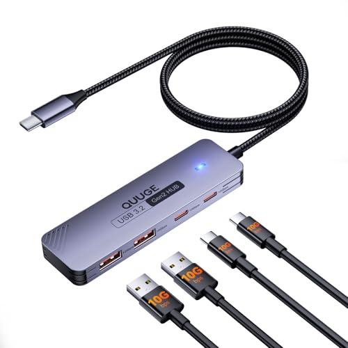 10Gbps ハブ USB-C 4ポート（USB-C×2・USB-A×2） USB 3.2 Gen ...
