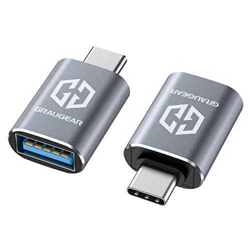 GRAUGEAR USB-C変換アダプタ 2個セット 最大10Gbps高速データ転送 USB 3.2...