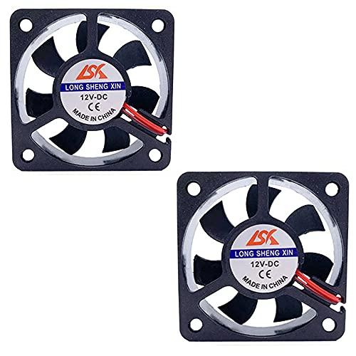PENGLIN 冷却ファン 2PCS 静音 2 ピン ブラシレス6cm ファン 60mm X 60m...