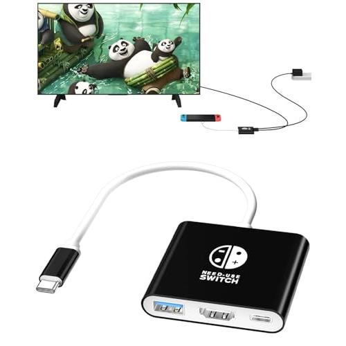 Dnkeaur新型Switch ドック 小型 スイッチ ドック Switch直接にTV出力 Stea...