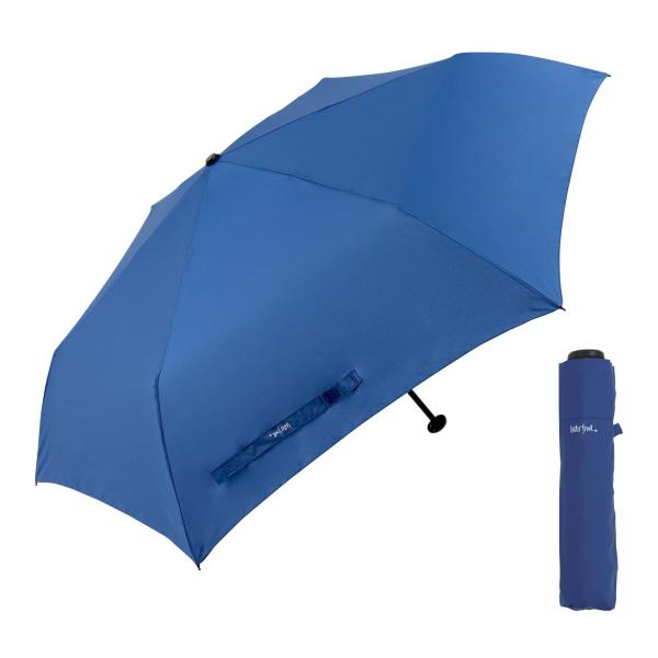 Waterfront 折りたたみ傘 雨傘 NEW極軽カーボン ダークネイビー 50cm 軽量 超撥水...