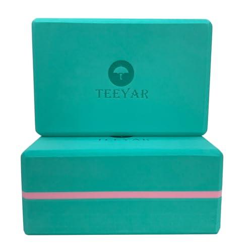 TEEYAR ヨガブロック 2個セット 無臭の高級素材 高密度/硬い 2サイズ 23 x 15 x ...
