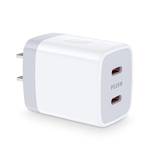 Hootek 急速充電器 Type-C 25W(USB PD 充電器 USB-C 2ポート)/PPS...