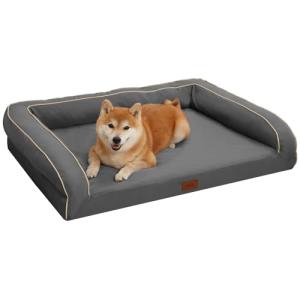 EMME 強防水 犬用ベッド 丈夫 ペットベッド 洗える オックスフォード 犬 ソファーベッド 小型犬 中型犬対応 ペットクッション 高反発 抗｜アールツー