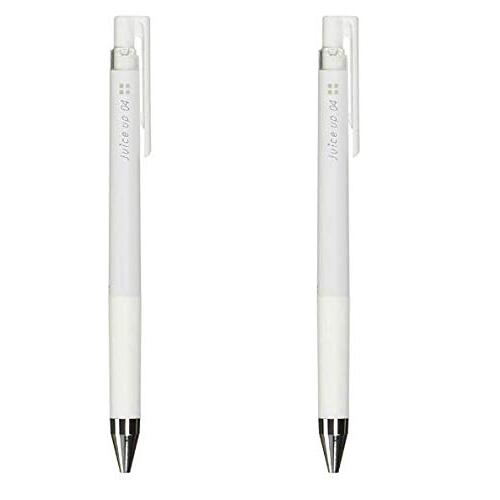 Pilot ２本セットゲルインキボールペン ジュースアップ ノック式 0.4mm パステルカラーホワ...