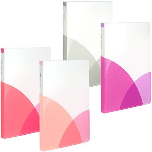 プラス ルーズリーフバインダー スリム B5 縦 Pasty パスティ フルーツジェラート 4色組