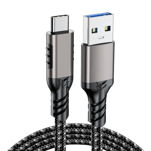 USB Type C ケーブル 5M USB A to USB C ケーブル 10Gbpsデータ転送...