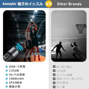 ASWAYKE 電子ホイッスル IPX5防水 ...の詳細画像1