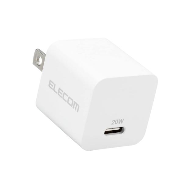 エレコム USB PD対応 充電器 USB-C コンセント 20W Type-C ×1ポート 小型 ...