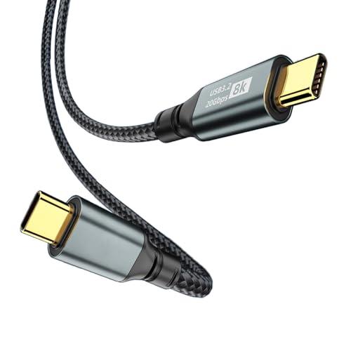 USB Type C ケーブル 0.5M 20Gbpsデータ転送 100W/5A急速充電 PD対応 ...