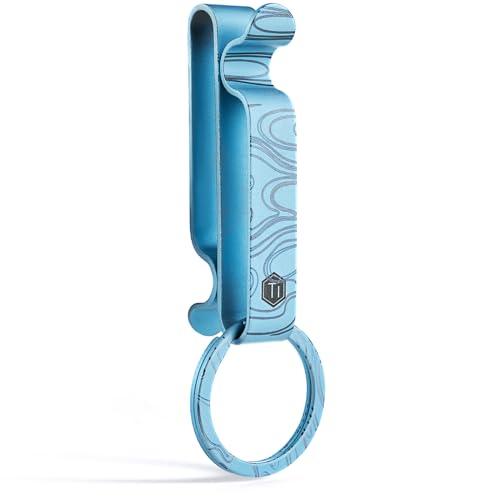 [KeyUnity] KM00 キーホルダー ベルトキーホルダー キーリング付き ベルト帯挟み 両側...