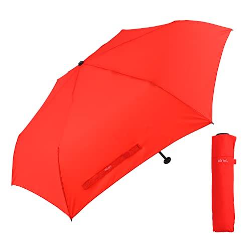 Waterfront 折りたたみ傘 雨傘 NEW極軽カーボン レッド 50cm 軽量 超撥水 ユニセ...