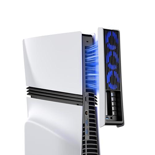 KIWIHOME PS5 PRO用 冷却ファン ps5 周辺機器 自動温度検出 風速調整 LEDライ...