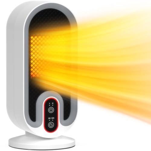 2秒で速暖!セラミックヒーター 小型2025最新進化電気ストーブ 小型 暖房器具 省エネ 2段階温風...