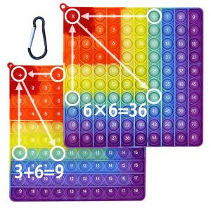 スクイーズ玩具 (掛け算九九 たしざん 両面印刷...の商品画像